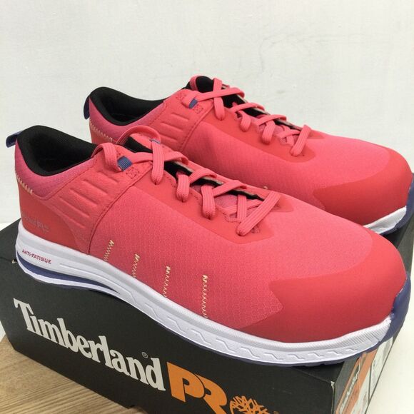 Timberland Womans PRO Overdrive Composite Sneakers Safety Toe Pink Size US 9 NWB - Picture 13 of 13